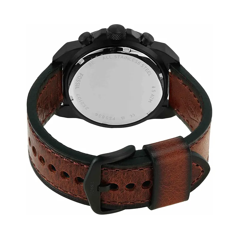 Fossil Bronson Chronograph Olive Green Dial Men’s Watch- FS5856